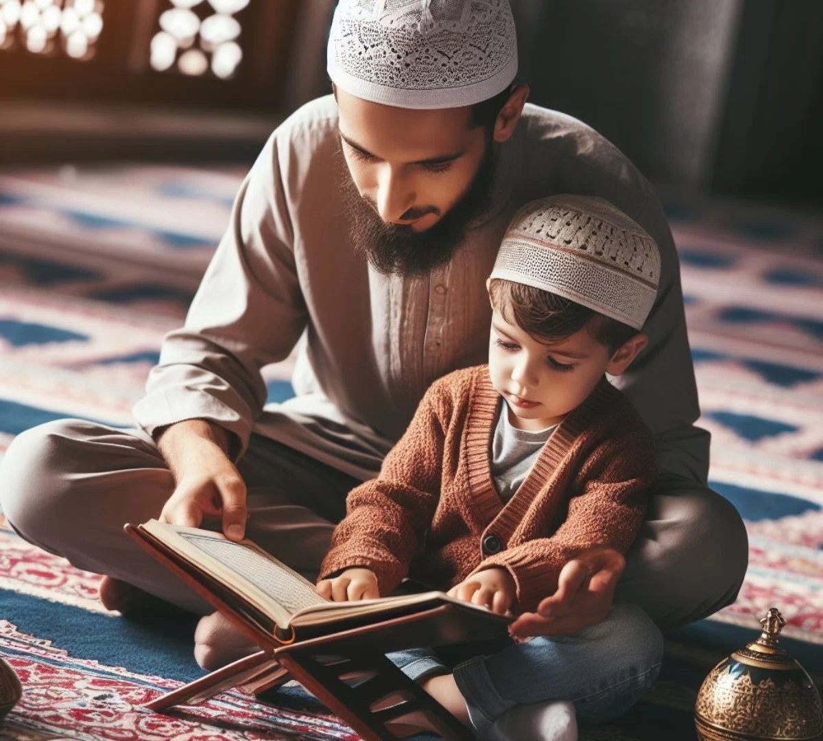 Children learning Quran and Arabic in flexible online classes